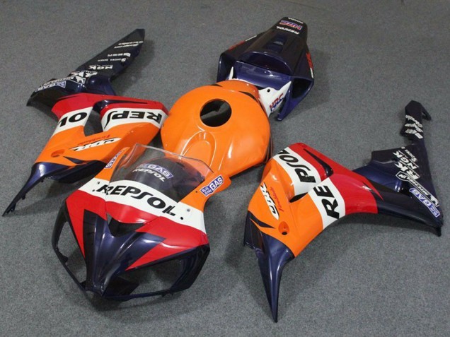 Billigste Honda CBR1000RR Motorrad Verkleidung 2006-2007 - Orange Weiss Rot Blau Repsol