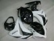 Billigste Honda CBR1000RR Motorrad Verkleidungen Kit 2008-2011 - Weiss Glanzendes Schwarz