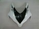 Billigste Honda CBR1000RR Motorrad Verkleidungen Kit 2008-2011 - Weiss Glanzendes Schwarz