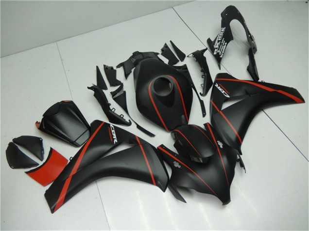 Billigste Honda CBR1000RR Motorrad Verkleidung 2008-2011 - Matt Schwarz Rot