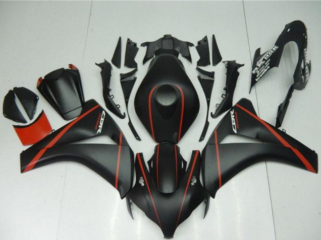 Billigste Honda CBR1000RR Motorrad Verkleidung 2008-2011 - Matt Schwarz Rot