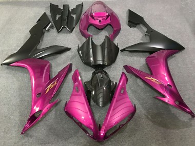 Billigste Yamaha R1 Motorrad Verkleidung 2004-2006 - Rosa Carbonfaser Stil