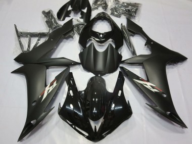 Billigste Yamaha R1 Motorrad Verkleidung 2004-2006 - Glanzendes Schwarz Matt Schwarz