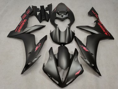 Billigste Yamaha R1 Motorrad Verkleidung 2004-2006 - Matt Schwarz Rot