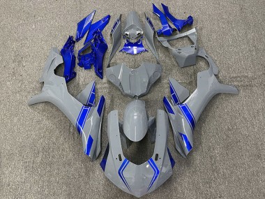 Billigste Yamaha R1 Motorrad Verkleidung 2015-2019 - Nardo Grau Blau