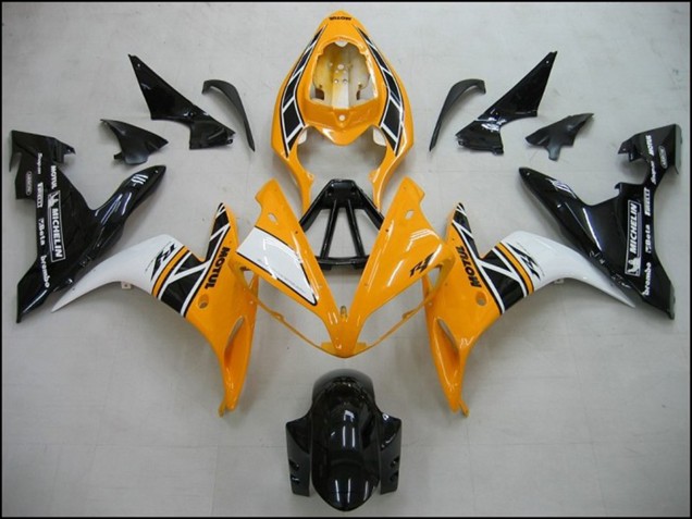 Billigste Yamaha R1 Motorrad Verkleidung 2004-2006 - Gelb Weiss Schwarz OEM Stil