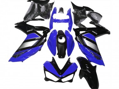Billigste Yamaha R3 Motorrad Verkleidung 2015-2018 - Blau Silber Glanzendes Schwarz Yamalube