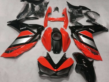 Billigste Yamaha R3 Motorrad Verkleidung 2015-2018 - Rot Silber Glanzendes Schwarz