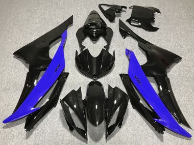 Billigste Yamaha R6 Motorrad Verkleidung 2008-2016 - Blau Glanzendes Schwarz