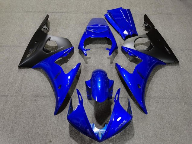 Billigste Yamaha R6 Motorrad Verkleidung 2005 - Blau Matt Schwarz