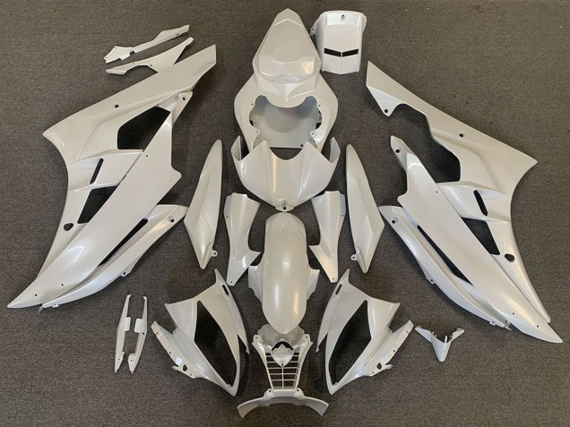 Billigste Yamaha R6 Motorrad Verkleidung 2006-2007 - Perl Weiss