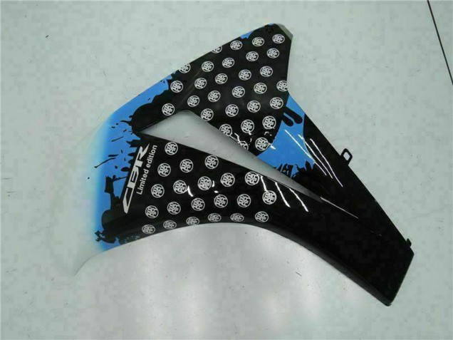 Billigste Honda CBR1000RR Motorrad Verkleidung 2008-2011 - Weiss Blau Glanzendes Schwarz
