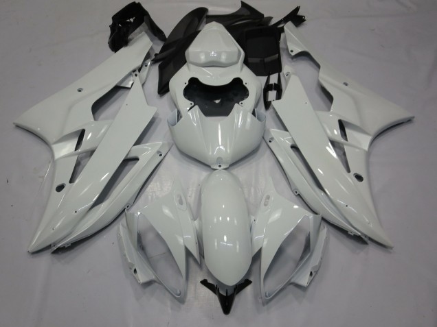 Billigste Yamaha R6 Motorrad Verkleidung 2006-2007 - Glanzendes Weiss
