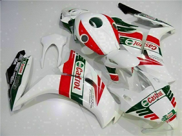 Billigste Honda CBR1000RR Motorrad Verkleidung 2012-2016 - Weiss Rot Grun Castrol
