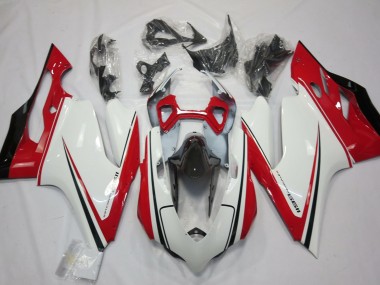 Billigste Ducati 1199 Motorrad Verkleidung 2011-2014 - Weiss Rot Schwarz Grun