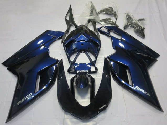 Billigste Ducati 1098 Motorrad Verkleidung 2007-2014 - Dunkel Blau