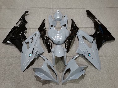 Billigste BMW S1000RR Motorrad Verkleidung 2015-2016 - Nardo Grau Glanzendes Schwarz