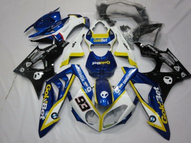 Billigste BMW S1000RR Motorrad Verkleidung 2009-2014 - Weiss Gelb Blau Glanzendes Schwarz GoldBet 93