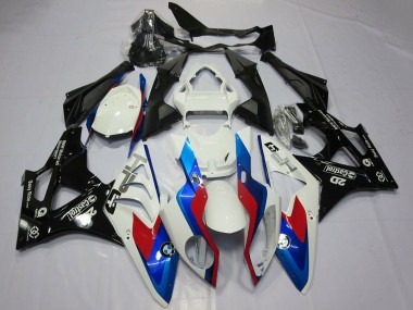 Billigste BMW S1000RR Motorrad Verkleidung 2009-2014 - Weiss Rot Blau Glanzendes Schwarz Castrol OEM Stil