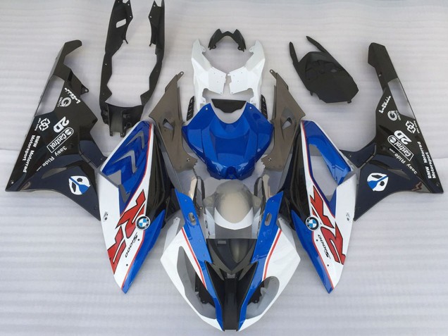 Billigste BMW S1000RR Motorrad Verkleidung 2015-2016 - Weiss Blau Matt Schwarz OEM Stil