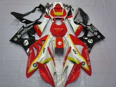Billigste BMW S1000RR Motorrad Verkleidung 2009-2014 - Weiss Rot Gelb Glanzendes Schwarz