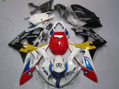 Billigste BMW S1000RR Motorrad Verkleidung 2009-2014 - Weiss Gelb Rot Schwarz Blau HP