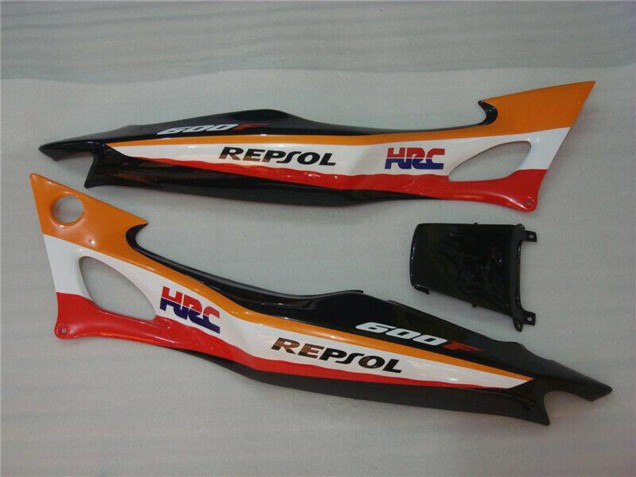 Billigste Honda CBR600 F3 Motorrad Verkleidung 1995-1996 - Orange Weiss Rot Glanzendes Schwarz Repsol