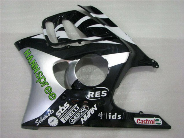 Billigste Honda CBR600 F3 Motorrad Verkleidung 1995-1996 - Weiss Silber Grun Hannspree