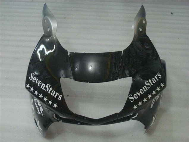 Billigste Honda CBR600 F3 Motorrad Verkleidung 1995-1996 - Silber Glanzendes Schwarz SevenStars