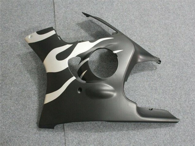 Billigste Honda CBR600 F3 Motorrad Verkleidung 1995-1996 - Weiss Matt Schwarz Flamme