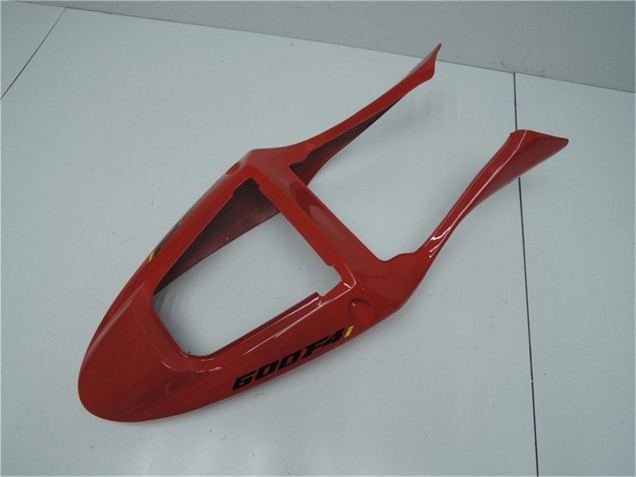 Billigste Honda CBR600 F4i Motorrad Verkleidung 2001-2003 - Rot Glanzendes Schwarz