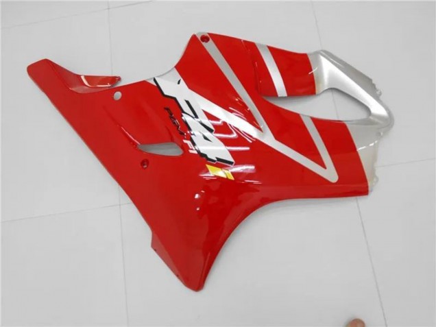 Billigste Honda CBR600 F4i Motorrad Verkleidungen Kit 2001-2003 - Silber Rot
