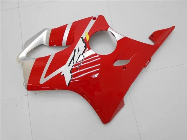 Billigste Honda CBR600 F4i Motorrad Verkleidungen Kit 2001-2003 - Silber Rot