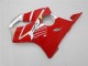 Billigste Honda CBR600 F4i Motorrad Verkleidungen Kit 2001-2003 - Silber Rot