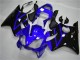 Billigste Honda CBR600 F4i Motorrad Verkleidung 2001-2003 - Blau Glanzendes Schwarz