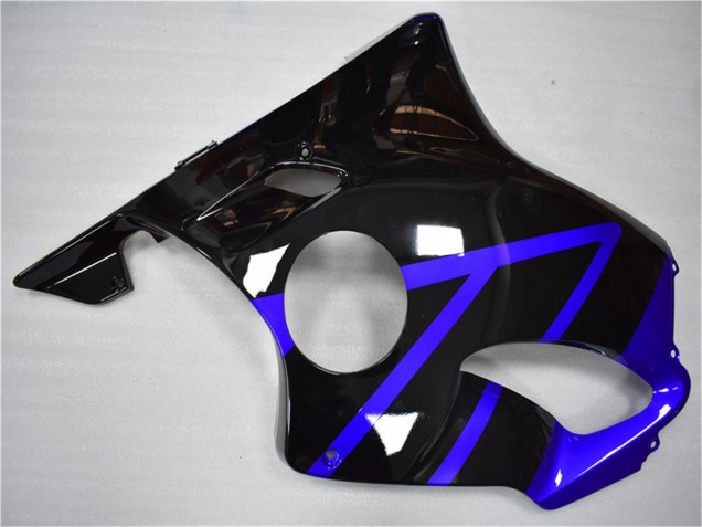 Billigste Honda CBR600 F4i Motorrad Verkleidung 2001-2003 - Blau Glanzendes Schwarz