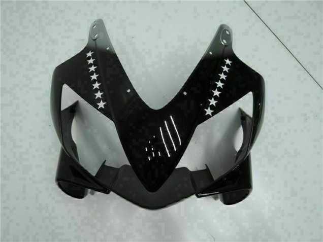 Billigste Honda CBR600 F4i Motorrad Verkleidung 2001-2003 - Glanzendes Schwarz Silber SevenStars
