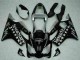 Billigste Honda CBR600 F4i Motorrad Verkleidung 2001-2003 - Glanzendes Schwarz Silber SevenStars