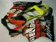 Billigste Honda CBR600 F4i Motorrad Verkleidung 2001-2003 - Gelb Orange Glanzendes Schwarz Rossi 46