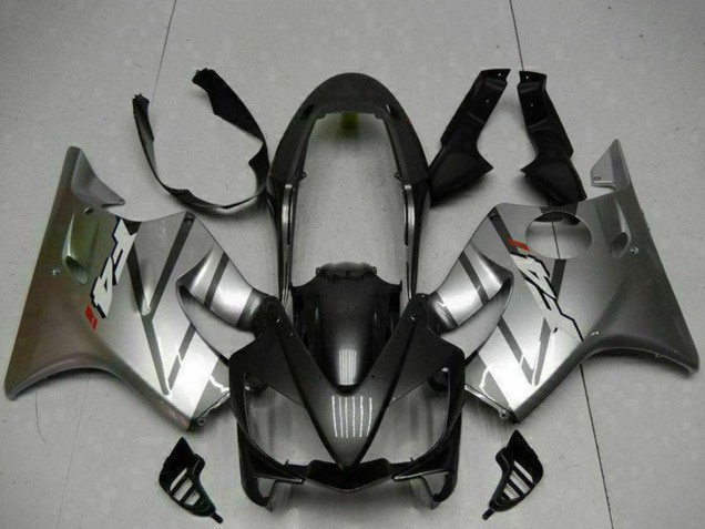 Billigste Honda CBR600 F4i Motorrad Verkleidung 2004-2007 - Silber Matt Schwarz