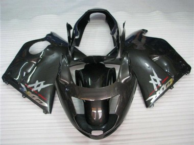 Billigste Honda CBR1100XX Blackbird Motorrad Verkleidung 1996-2007 - Glanzendes Schwarz
