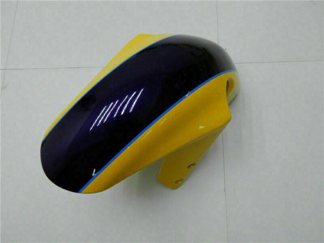 Billigste Suzuki GSXR 600/750 Motorrad Verkleidung 2001-2003 - Gelb Dunkel Blau Glanzendes Schwarz