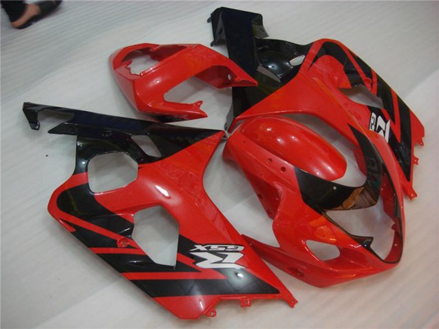 Billigste Suzuki GSXR 600/750 Motorrad Verkleidung 2004-2005 - Rot Schwarz