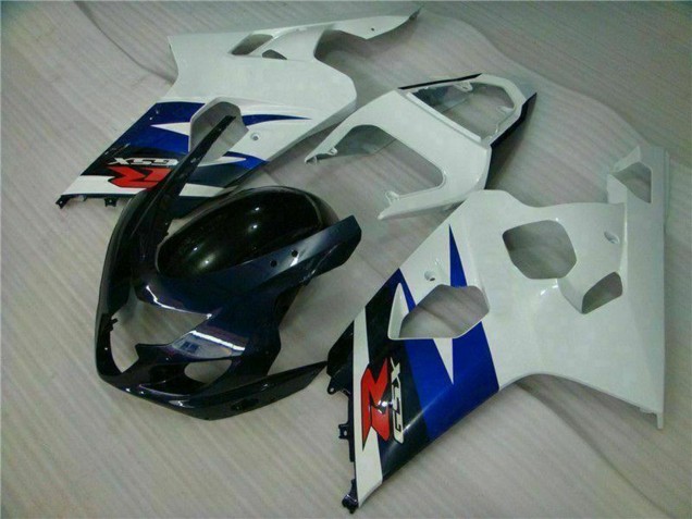 Billigste Suzuki GSXR 600/750 Motorrad Verkleidung 2004-2005 - Weiss Blau Glanzendes Schwarz Rot