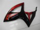 Billigste Suzuki GSXR 600/750 Motorrad Verkleidung 2006-2007 - Rot Glanzendes Schwarz