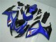 Billigste Suzuki GSXR 600/750 Motorrad Verkleidung 2006-2007 - Blau Weiss Glanzendes Schwarz Rot