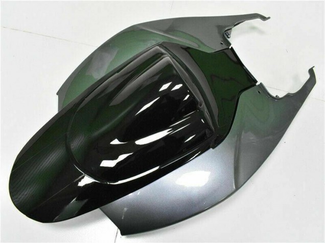Billigste Suzuki GSXR 600/750 Motorrad Verkleidung 2006-2007 - Silber Glanzendes Schwarz