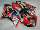Billigste Suzuki GSXR 1000 Motorrad Verkleidung 2003-2004 - Rot Schwarz Blau Yoshimura