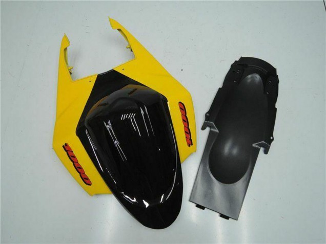 Billigste Suzuki GSXR 1000 Motorrad Verkleidung 2005-2006 - Gelb Glanzendes Schwarz Rot