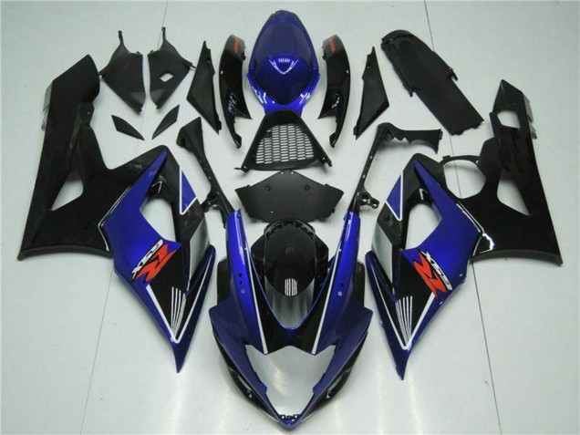 Billigste Suzuki GSXR 1000 Motorrad Verkleidung 2005-2006 - Blau Schwarz